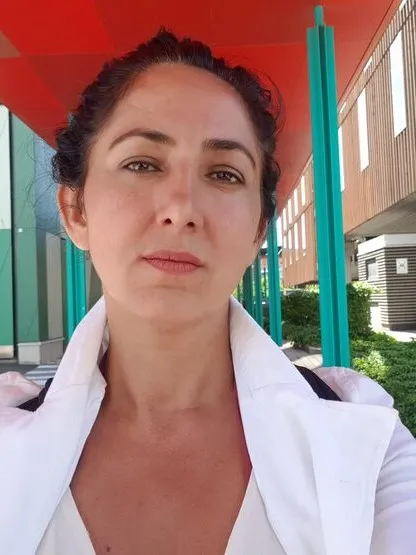 Photo of Sarah T., sharing her experience supporting her husband’s wellness with Prostadine.